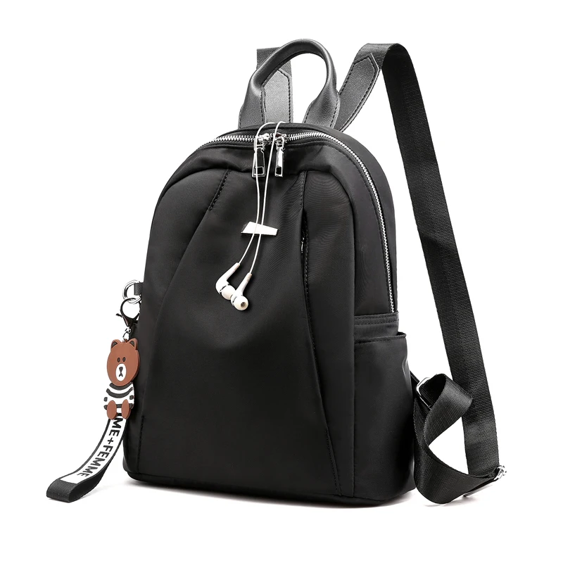 Brand Designer Women Backpack Leisure Back Pack Ladies Korean Knapsack Nylon Travel Bags for Teenage Girls School Bagpack | Багаж и сумки