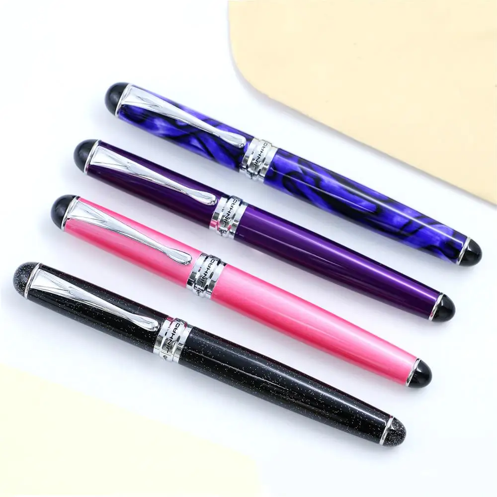 ручки перьевые jinhao X750 два СИБ 0.5 мм 1.0 изгиб перо каллиграфии пера высокое