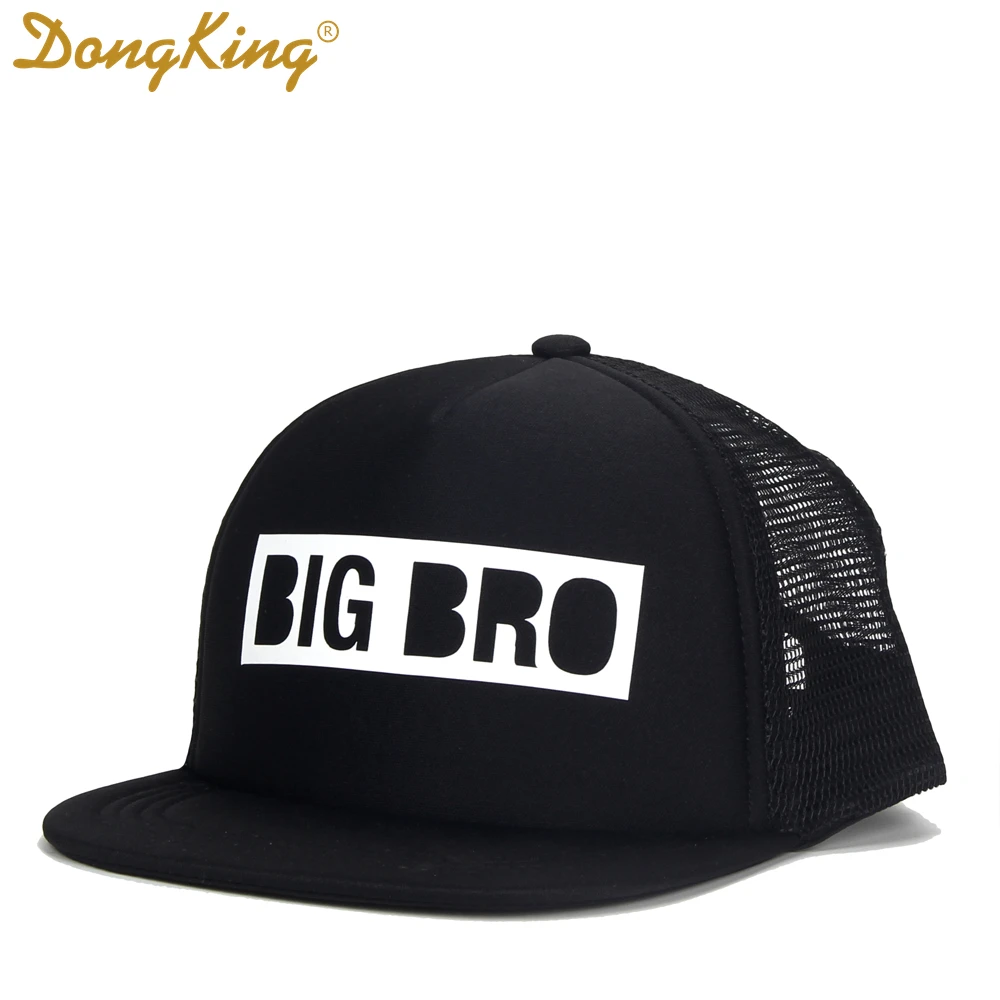 Детская шляпка дальнобойщик DongKing кепка BIG BRO шляпа SIS LIL Snapback вечерние шляпки для Big