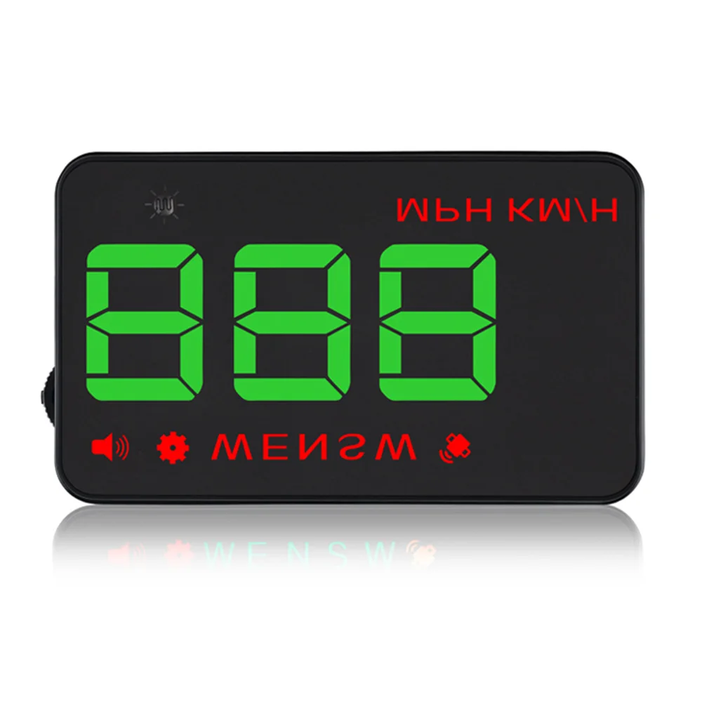 

Universal 3.5'' Car HUD Head Up Display GPS Speedometer On-board Computer Windshield Projector Overspeed Warning Diagnostic Tool
