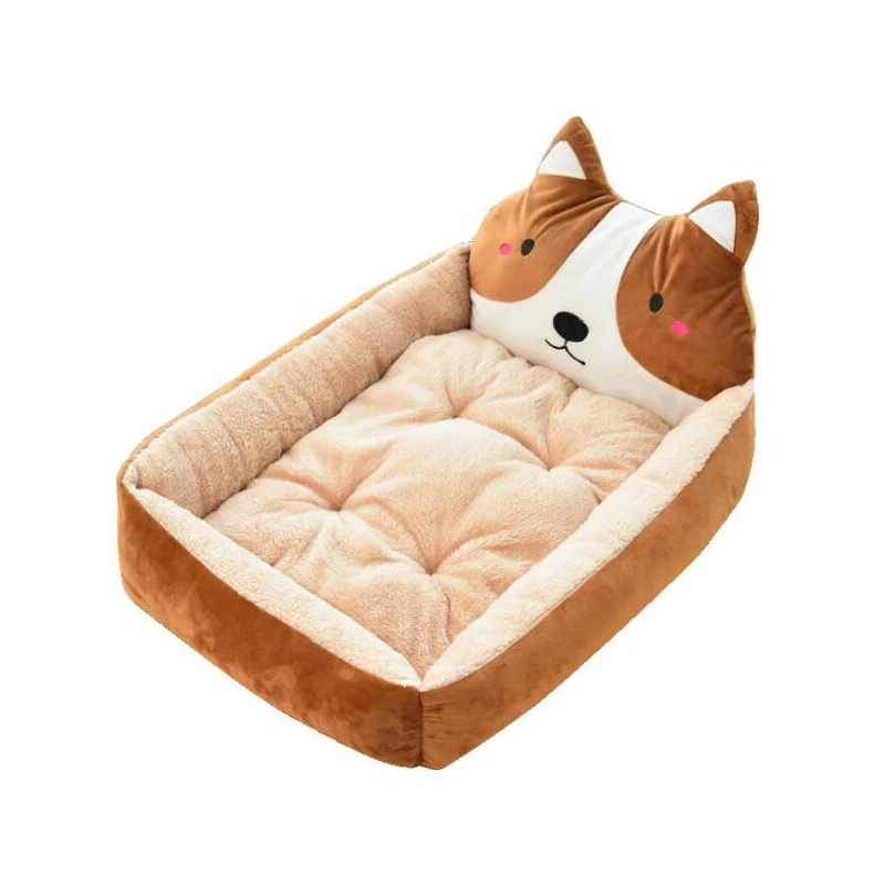Pet Beds for Dogs Cats Soft Cotton Breathable Dog Sofas House Bed Hand Wash Bench For Small Large | Дом и сад