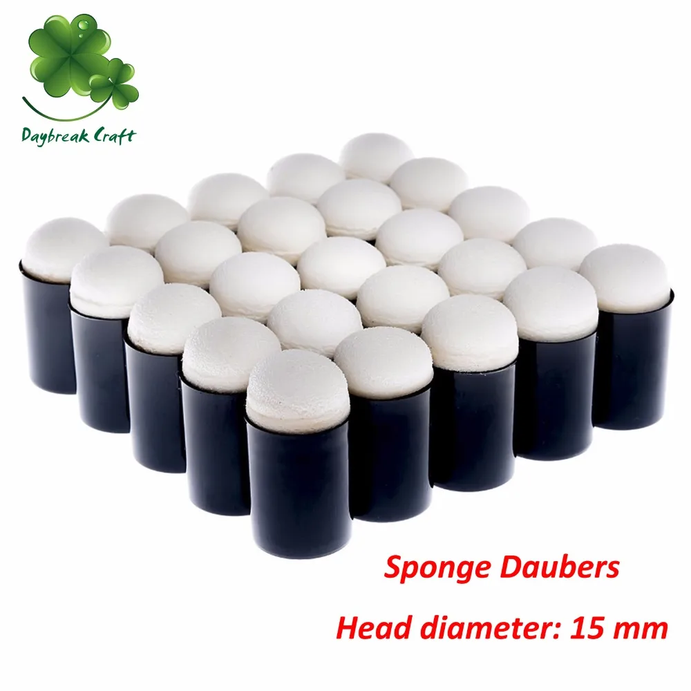 

(25 pcs/lot) Finger Sponge Daubers Foam for Finger Painting diy Drawing