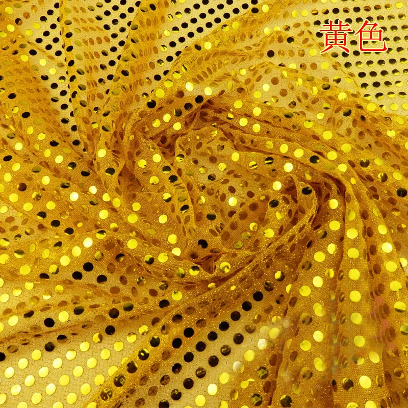 2meters Glitzy Embroidery Sequin Fabric Material Gold Silver Sparkly For Clothing Making Party Events Table Covers Decor | Дом и сад