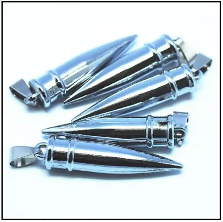 Бронзовые Подвески для мужчин 2 шт. мужское ожерелье с кулоном в виде пуль