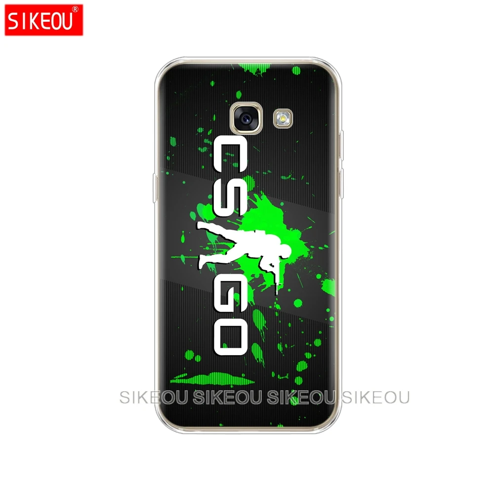 Силиконовый чехол для телефона Samsung Galaxy A8 2018 A3 A310 A5 A510 A7 2016 2017 Counter Strike cs go |