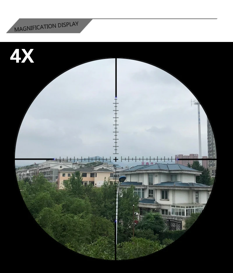 KANDA 4-16X44A OQ FFP тактический прицел красный зеленый с подсветкой Прицел снайперской винтовки оптический прицел охотничьи прицелы винтовка air Red dot