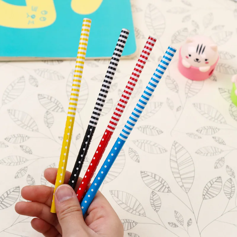 Супер дешевые канцелярские товары 25 шт./лот зеленый цветок дети чтобы писать