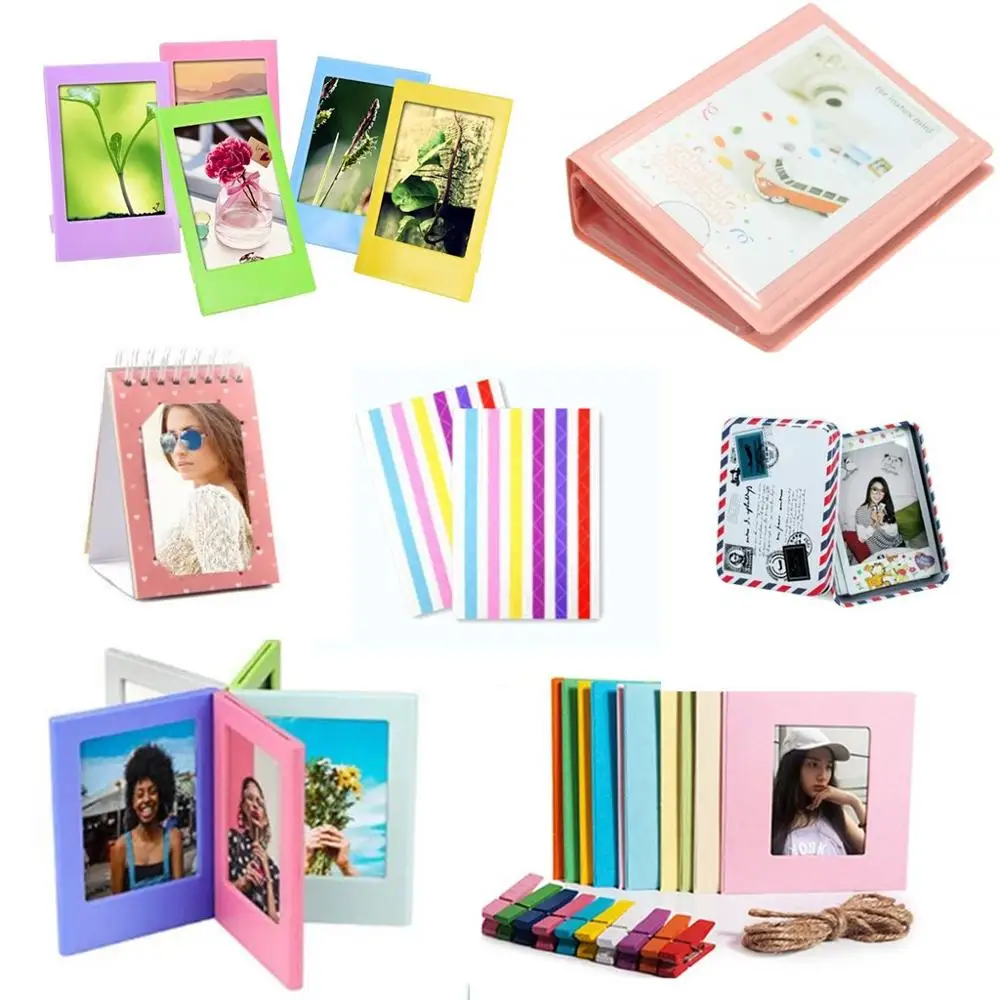 Комплект аксессуаров для камеры набор Fujifilm Instax Mini 9/8/8 +/7 s фоторамки наклейки