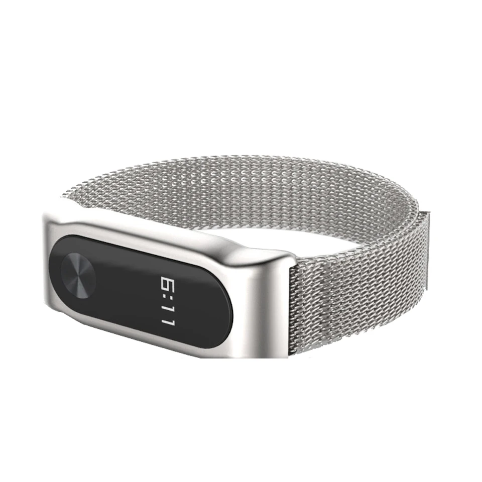Для mi Band 2, ремешок, браслет для Xiaomi mi, 2, ремешок на запястье, mi Band 2, умный ремешок, mi Band 2, браслет, магнит, металл