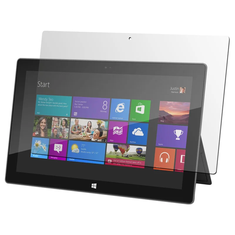 10 шт./лот прозрачная защитная пленка для ЖК экрана Защитная планшета Microsoft Surface Pro 1
