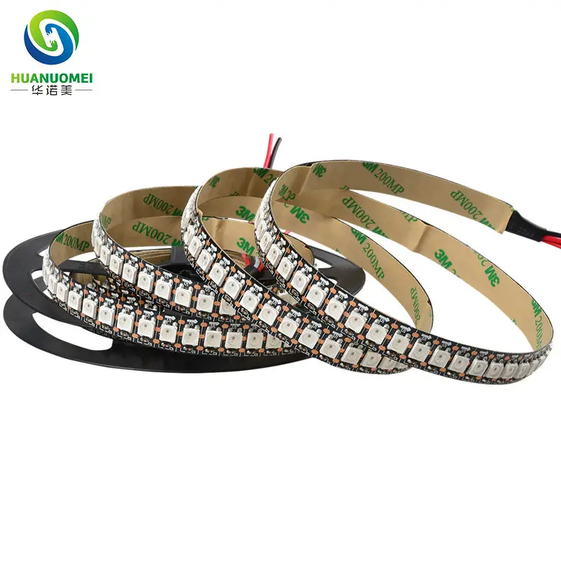 Индивидуально Адресуемая Светодиодная лента ws2812b 5 В 144 светодиодов 5050 smd ws2812 РГБ