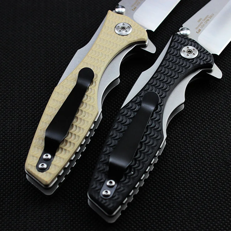 ZT0393 9cr14mov лезвие G10 ручка складной нож шарикоподшипник Флиппер Открытый Отдых Охота выживания утилита EDC нож инструмент подарок