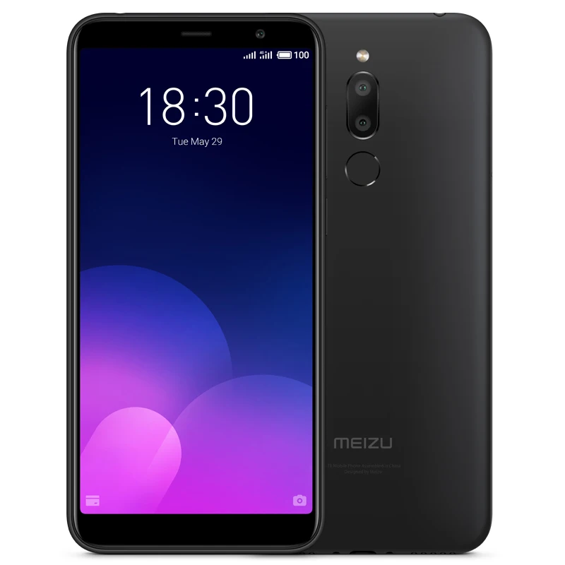 Оригинал Mейзу Meizu M6T 5 7 'ཎ:9 Дисплей 2*4 Core 2 GB 16 1440*720 Смартфон MT6750 3300 mAh 13MP Cam