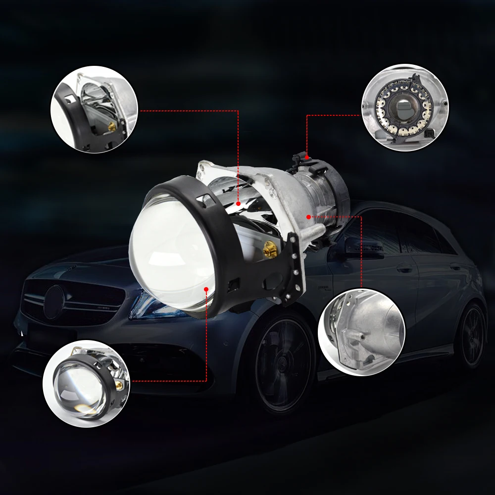 Новая версия 3 0 дюймов hella 5 линзы проектора bi xenon для автомобильных фар hid