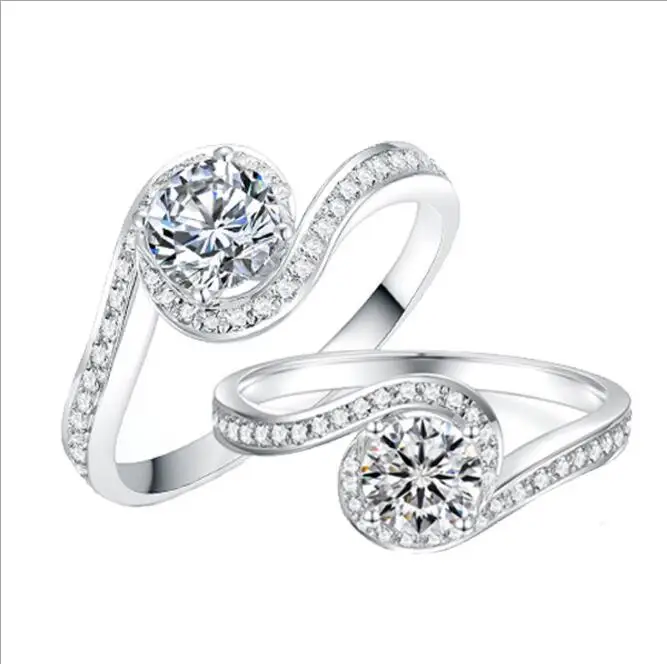 2019 Лидер продаж медные кольца для Для женщин Модный кубический цирконий