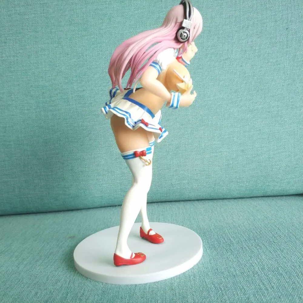 Аниме supersonico фигурка школьная форма для девочек Супер sonico Сексуальная модель