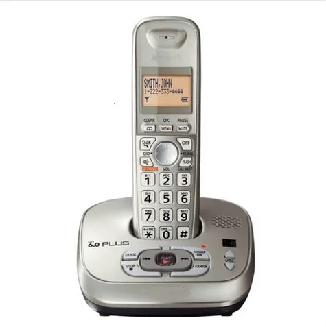 KX-TG4021 беспроводные dect телефоны с Автоответчик Телефон беспроводной цифровой