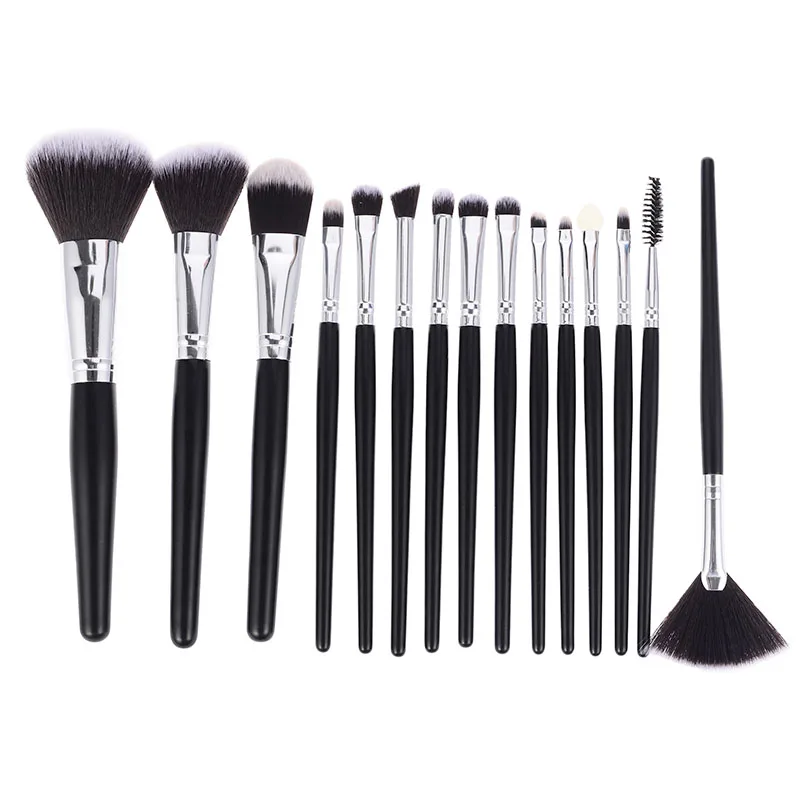 Профессиональные кисти для макияжа 15 шт|makeup tool kits|brush set professionalprofessional makeup tools |