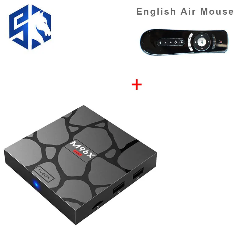 M96X мини Smart Amlogic S905X Декодер каналов кабельного телевидения Air Мышь 2 г/16 г HD 4k 3D BT Media
