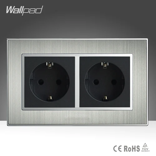 Фото CE одобренный Wallpad AC110 250V 146 Стандартный двойной ЕС 16A гнездо - купить