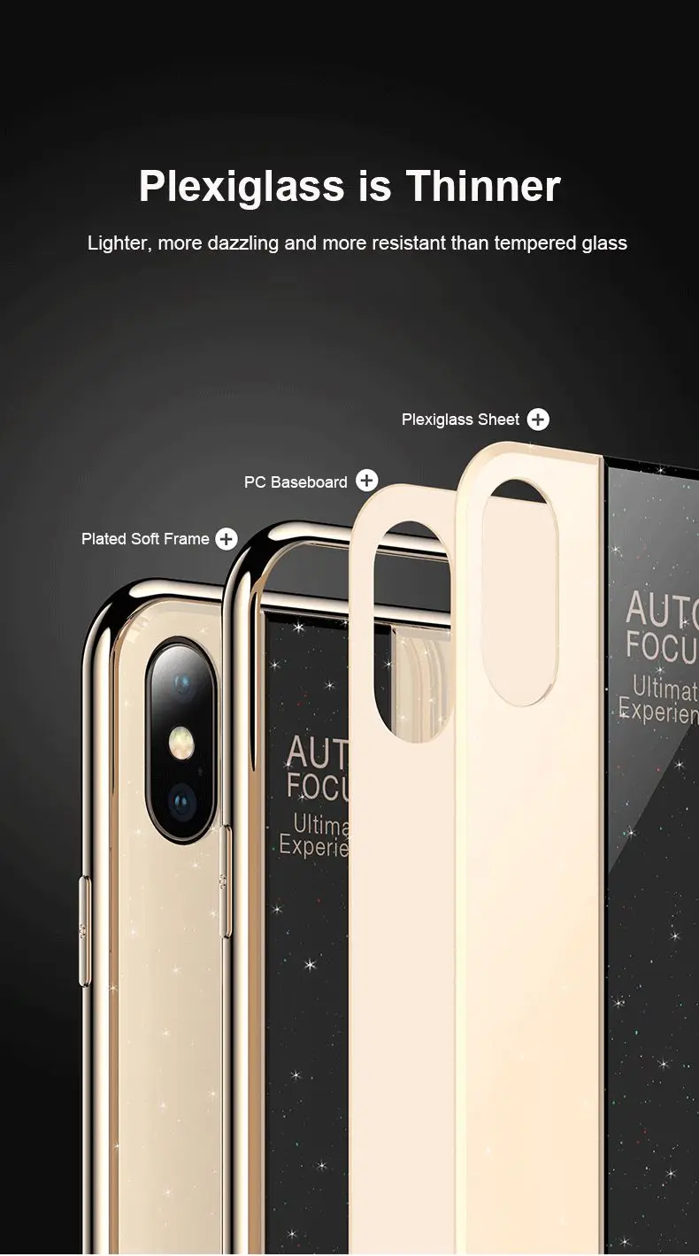 Деловой чехол для телефона из оргстекла для iPhone XR X XS XMax, роскошное покрытие из ТПУ, чехол с полосатым узором для iPhone 7, 8, 6, 6S Plus