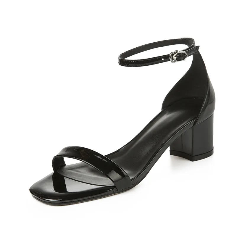 Женские туфли-лодочки FEDONAS черные повседневные туфли из натуральной кожи на