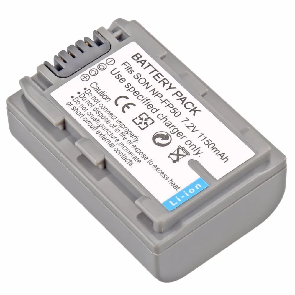 Цифровой фотоаппарат Probty 2 шт. аккумулятор NP FP50 NPFP50 для Sony DVD105 HC16 HC40 R40 SR40 SR100
