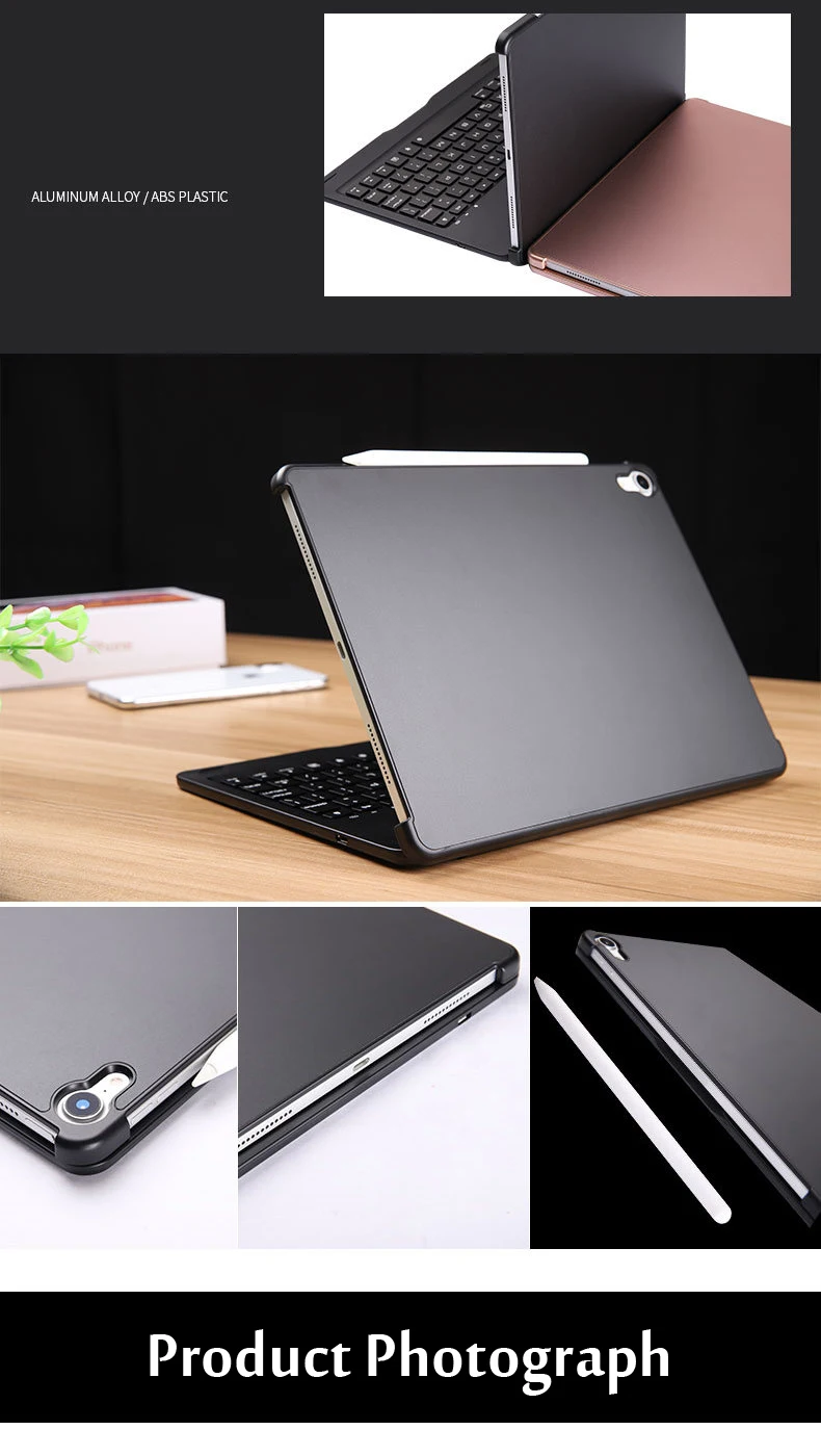 7 цветов светильник с подсветкой беспроводной Bluetooth клавиатура чехол для iPad Pro 11 чехол A1934 A80 A2013+ подарок