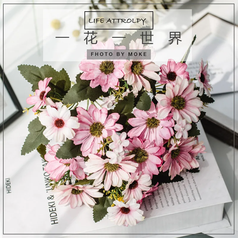 Декоративные Вечерние шелковые искусственные цветы пионы для Домашний Декор