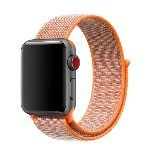 Серия 5/4/3/2/1 тканые Повседневное Спортивная петля для наручных часов Apple Watch, нейлоновый ремешок для наручных часов iwatch, wrsitband 38 мм 42 мм 40 мм 44 мм