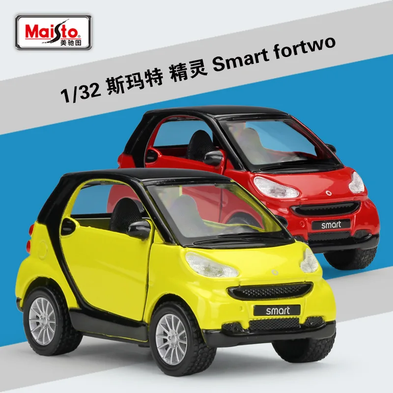 Литой автомобиль Maisto 1:32 высокий симулятор Классическая модель Benz Smart Fortwo