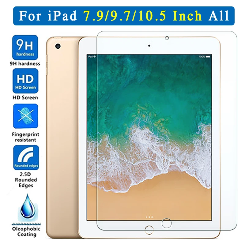 Защитный Стекло для Apple iPad 9,7 10,5 5th 6th Pro Экран протектор Закаленное воздуха 1 2 3 4 5 6 поколения TH