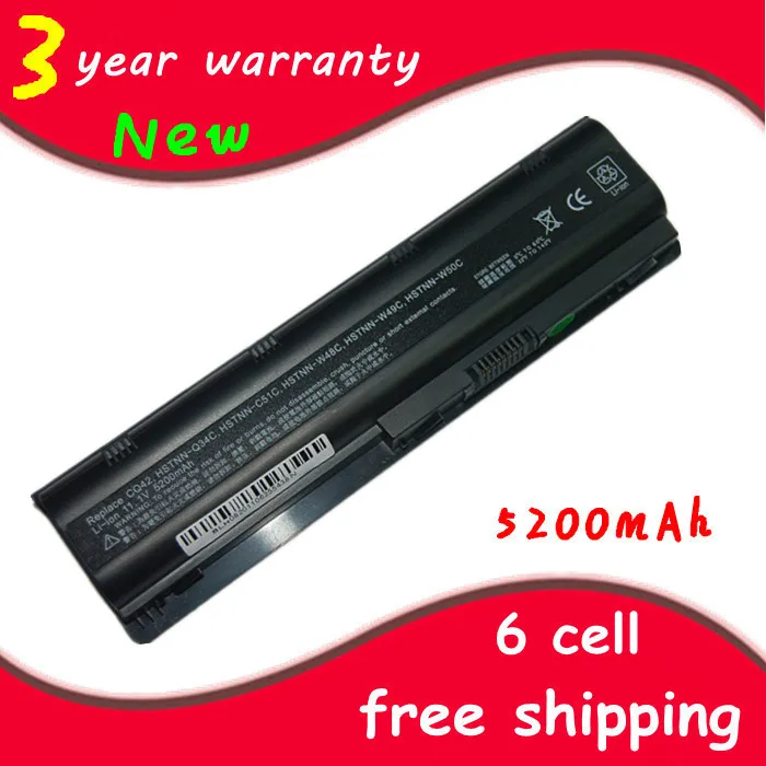 Новый аккумулятор для ноутбука HP/Compaq CQ62 CQ62z CQ630 CQ72 100 200 300 G32 G42 G56 G62 G62t|battery for hp|new laptop