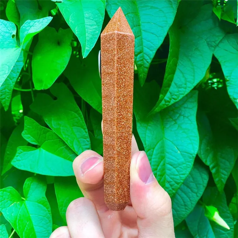 

1pcs Goldstone Quartz Stone Crystal SMOKING PIPE