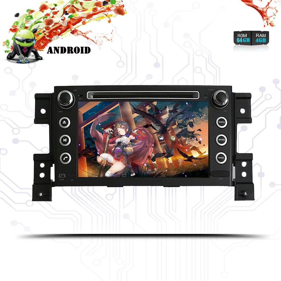 Автомагнитола IPS с восьмиядерным процессором Android 10.0. dvd gps navi радио видео стерео