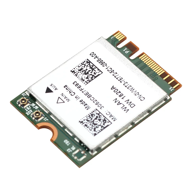 867 Мбит/с двухдиапазонный сетевой Беспроводной Wi Fi карта адаптер для DW1820A BCM94350ZAE M.2