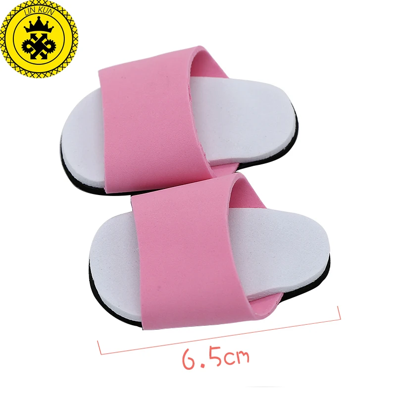 Обувь для кукол BJD обувь розовые Тапочки подходит куклы 18-дюймовой девочки и 43 см