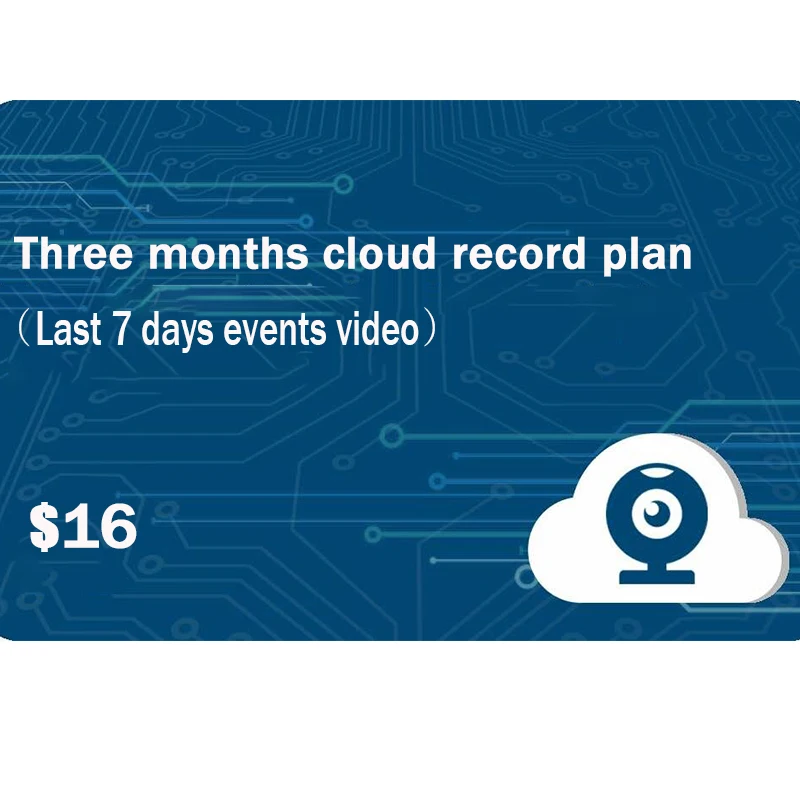 INQMEGA Amazon Cloud сервисы план карты для Amazon Облачное хранилище Wi-Fi Cam Домашняя безопасность наблюдения IP камера для APP-YCC365