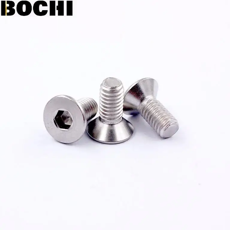 50 шт. M3 * 4-M3*60 мм DIN7991 GB70.3 ISO10642 JISB1194 304 нержавеющая сталь шестигранные потайные