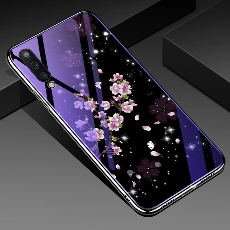 04 Чехол из закаленного стекла для samsung Galaxy A50 чехол с мягким покрытием бампер для Samung S10 Plus Lite S10E S9 A30 A20 A10 M20 Note 9 - Цвет: 04
