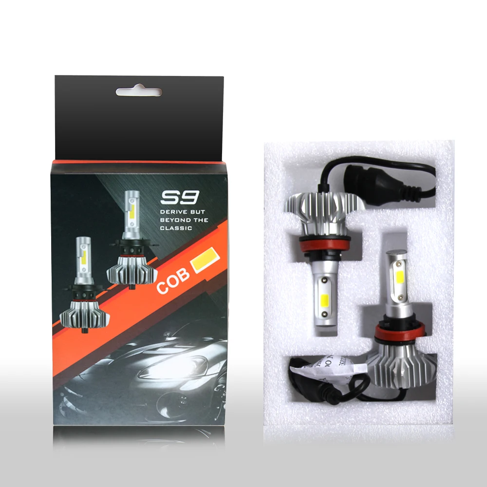 COLIGHT 60 Вт COB светодиодные лампы для автомобильных фар H11 6000Lm 6500K Автомобильные фары