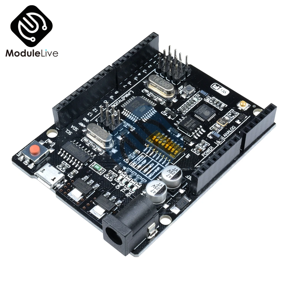 USB флеш память для Arduino WeMos NodeMCU 7 12 В постоянного тока UNO R3 ATmega328P + WIFI ESP8266 32 Мб