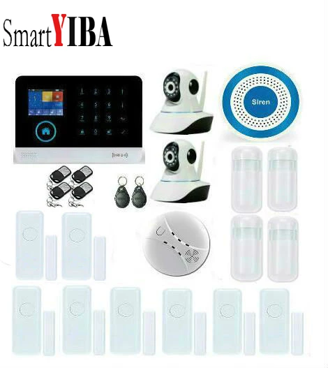 SmartYIBA приложение управления беспроводной WIFI 3G WCDMA домашняя охранная сигнализация