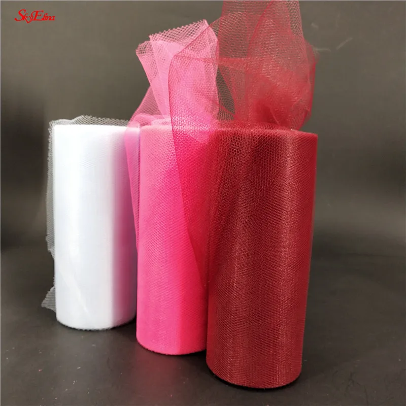 Голубая/Розовая/фиолетовая 6 дюймовая органза блестящая фототкань матовая тюль