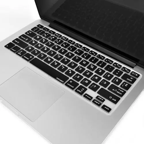 EU/US Мягкий силиконовый чехол для Macbook Pro 13 15 CD rom Клавиатура Обложка в русском стиле для Macbook Pro 13 15 A1278 A1286 Русская клавиатура