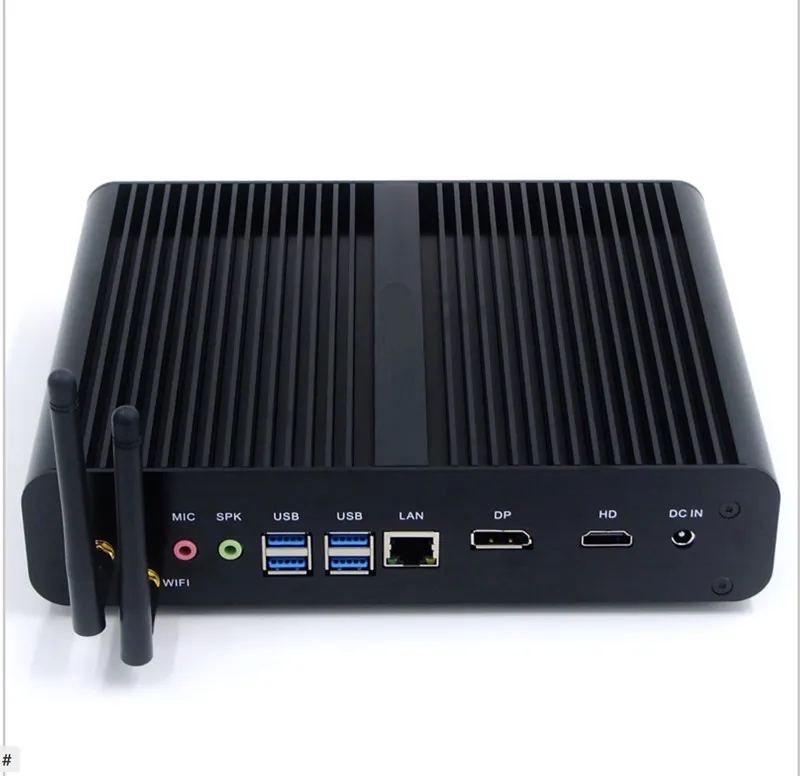 Новый четырехъядерный Мини ПК Minipc Windows 7 Turbo boost 2 08 GHz Core i7 7500U Dual HDMI TV Box Micro Computer 300M WiFi