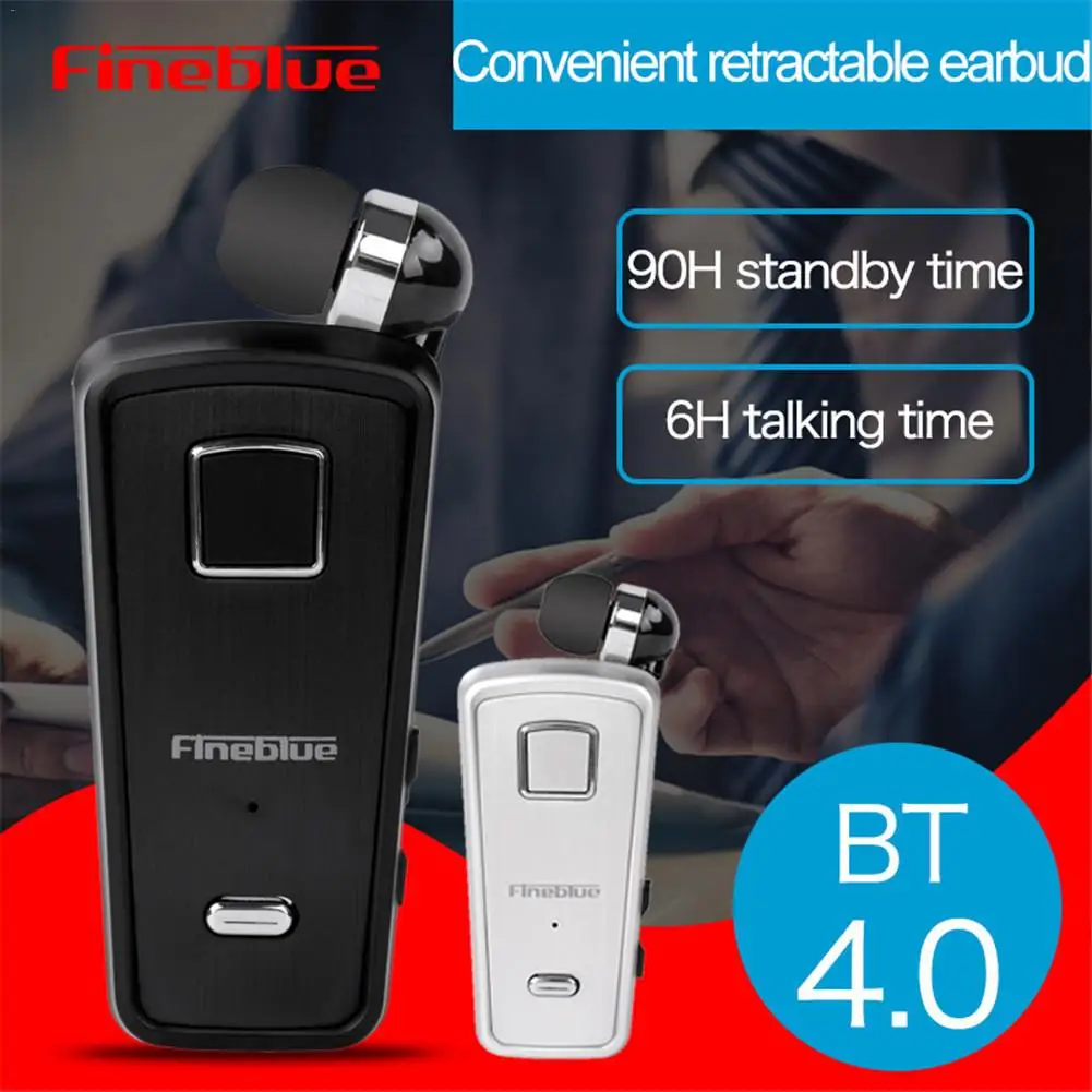 2018 Новинка Fineblue F980 Беспроводная bluetooth гарнитура в ухо с микрофоном Вибрирующая