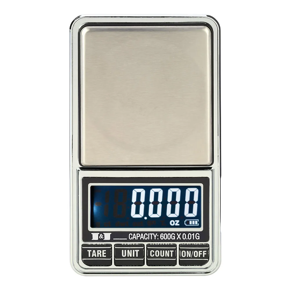 

600g/0.01g Balance Quality Mini Electronic Scales Pocket Digital Scale Jewelry Pesas Weights Weighting Scales Low Power Supply