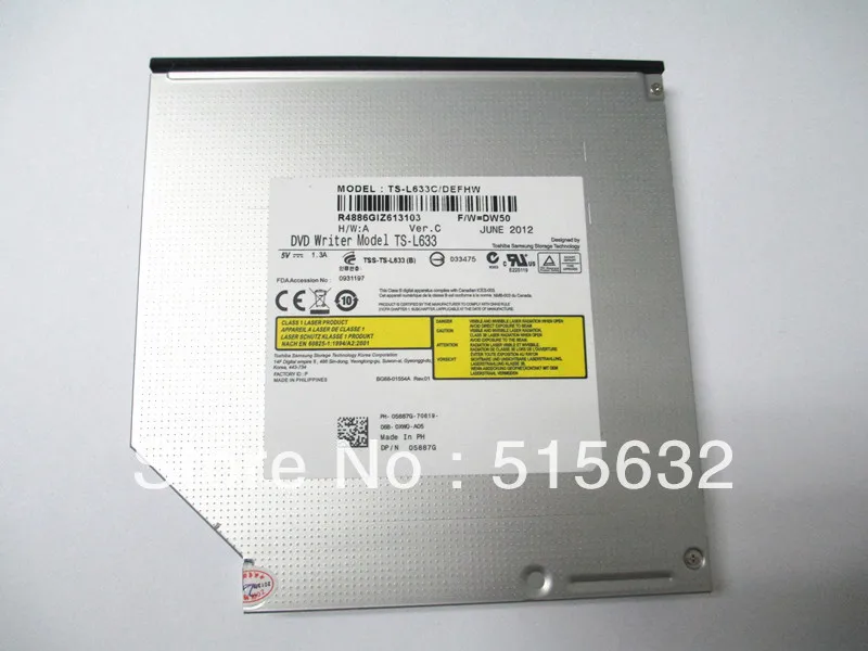 Чехол для привода DVD RW CD записывающее устройство модель TS-L633 SATA | Компьютеры и офис