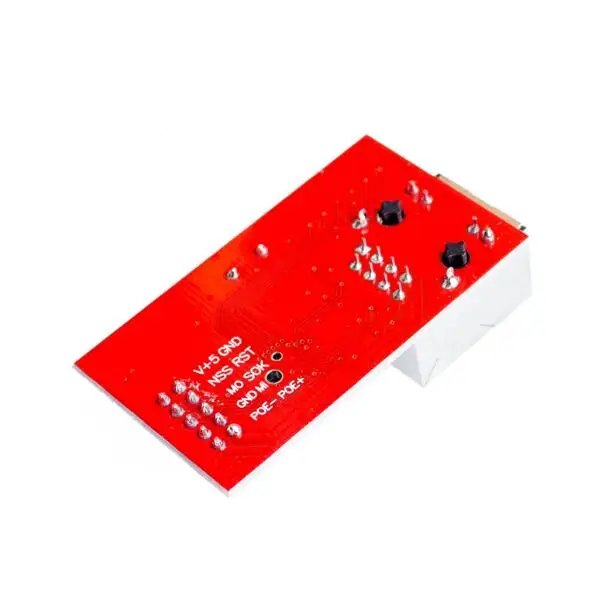 Красная плата электронные строительные блоки W5100 Ethernet модуль сетевой для